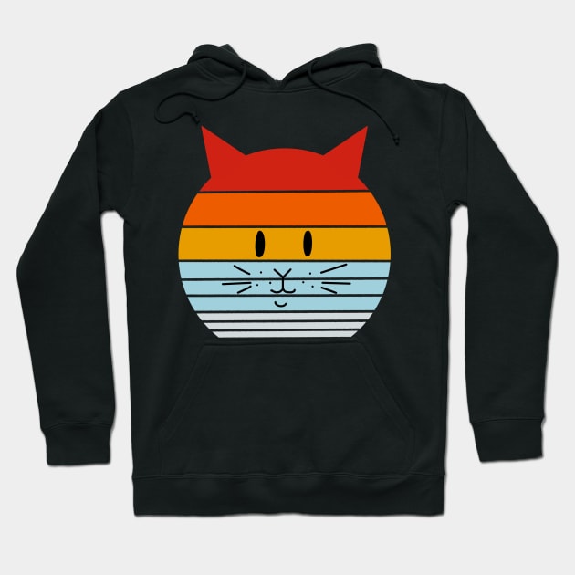 Retro Cat Hoodie by nathalieaynie